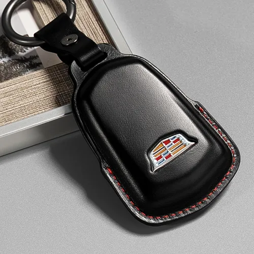 Miniatura 4 de Funda de cuero para llavero de Cadillac con funda protectora para llave de coche ATS CT6 CTS XTS XT4 XT5 XT6 accesorios