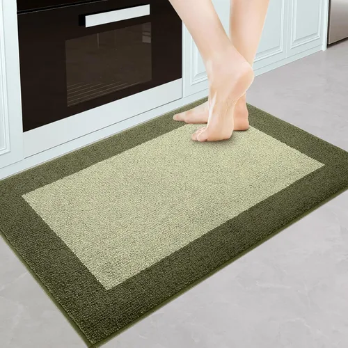 Miniatura 22 de Indoor Door Mat 20" x 32", Washable Kitchen Rug, Non Slip Entryway Rug for Floor, Absorbent Entrance Throw Rug for Laundry, Bathroom, Door