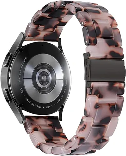 Miniatura 12 de Correa de resina compatible con Samsung Galaxy Watch 7/FE/6/5/4 1.732 in/1.575 in, Classic 6 1.850 in/1.693 in, 5 Pro 1.772 in, 4 Classic 1.811