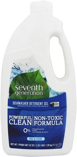 Miniatura 8 de Gel de lavavajillas automático Seventh Generation Free and Clear, 42 onzas - 6 por caja.