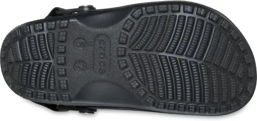 Miniatura 3 de Crocs Zuecos clásicos de lona elaborados unisex para hombres y mujeres Ante negro