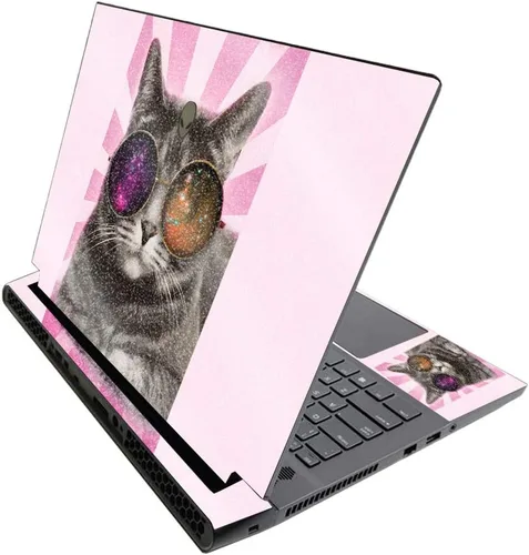 Miniatura 567 de MightySkins - Skin brillante con purpurina para Alienware M17 R3 (2020) y M17 R4 (2021) - Diversión de los años 90 Acabado duradero con purpurina