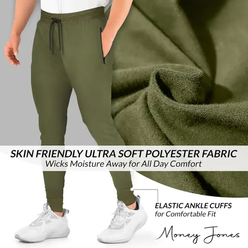 Miniatura 2 de Joggers para hombre, paquete de 3, pantalones deportivos Tech Fleece para hombre, pantalones deportivos con bolsillos