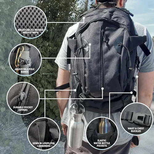 Miniatura 9 de Kit de emergencia para 2 personas/mochila de supervivencia durante 72 horas para desastres naturales, huracanes, situaciones de emergencia o errores