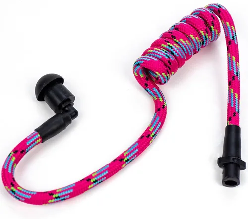 Miniatura 15 de Tubeez Walkie Talkie Auricular con tapones negros para los oídos – Tubo roscado de bloqueo de humedad que se adapta a cualquier auricular de radio