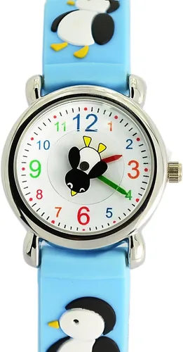 Miniatura 3 de Jewtme Lindos relojes para niños pequeños de 3 a 8 años, reloj analógico de dibujos animados con banda de silicona 3D para niñas y niños pequeños