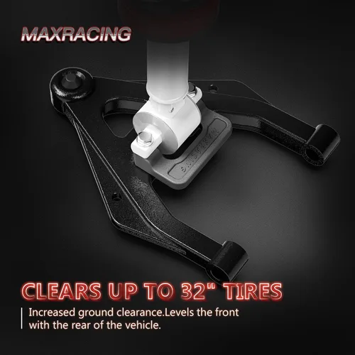 Miniatura 2 de Maxracing Kit de nivelación frontal de 2 pulgadas compatible con Chevy Avalanche Silverado Suburban 1500 Tahoe Sierra Yukon XL1500 2007-2026