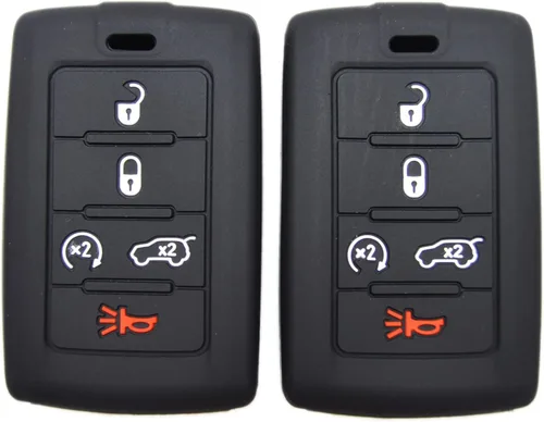 Miniatura 9 de Funda protectora de silicona para llavero de 5 botones para Jeep Grand Cherokee Grand Wagoneer y Dodge Charger Daytona EV Electric 2024+