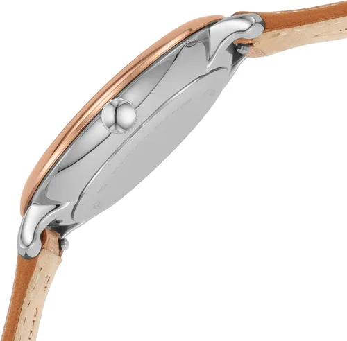 Miniatura 3 de Fossil Reloj Jacqueline de cuarzo de acero inoxidable y cuero para mujer Jacqueline ES5207 - Reloj de 3 manecillas