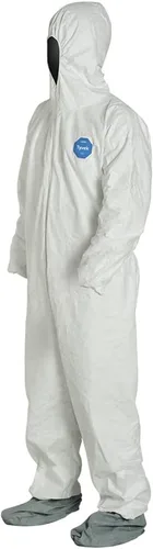 Miniatura 3 de DuPont Tyvek 400 TY122S - Overol protector desechable con capucha, botas
