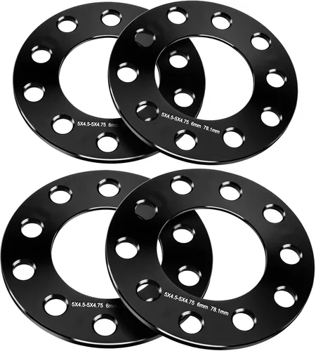Espaciadores de rueda universales 5x4.5 5x114.3 5x4.75 para Ford/Jeep/Toyota/Honda/Nissan, adaptadores de rueda de 1/4" (6mm) de 4 piezas para