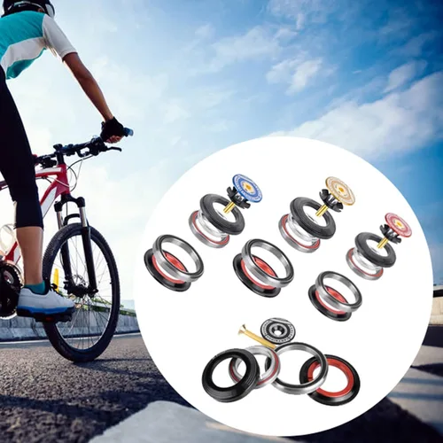 Miniatura 5 de SUNGOOYUE Auriculares para bicicleta, 42 2.047 in bicicleta de carretera delantera Tenedor auricular cónico tubo recto para bicicleta de rodamiento