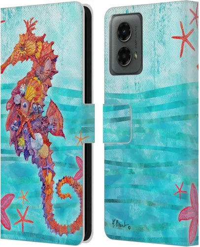 Miniatura 9 de Head Case Designs Officially Licensed Paul Brent Coral Azul Coastal Leather Book Wallet Case Cover Compatible with Motorola Moto G (2024)