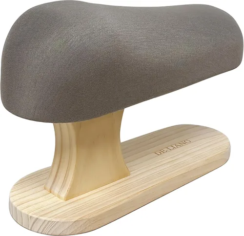 Miniatura 10 de Tabla de planchar de corsé de busto, tabla de planchar de manga pequeña con base de madera maciza, jamón a medida con varias superficies de prensado