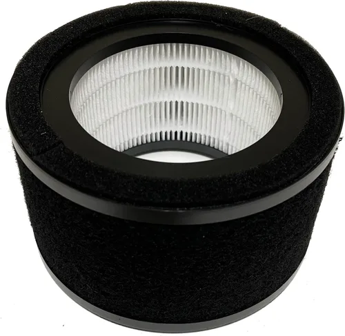 Miniatura 3 de Nispira Filtro de repuesto L True HEPA + prefiltro de carbón activado compatible con purificador de aire GermGuardian AC4200W FLT4200, 2 paquetes