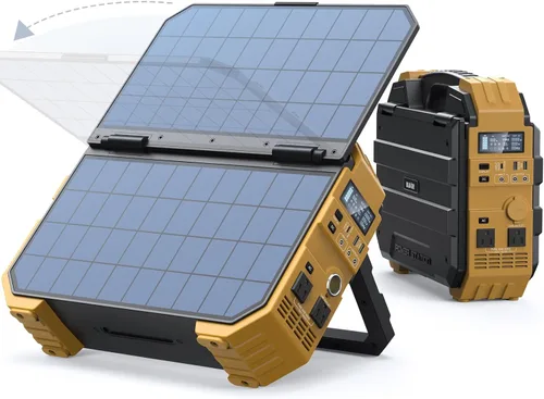 Miniatura 10 de BLAVOR Estación de energía portátil de 1600 W (pico 3200 W), panel solar integrado, batería LiFePO4 de 1024 Wh, carga rápida USB-C de 100 W