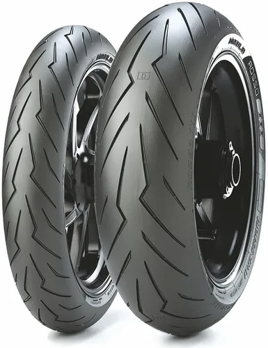Neumático trasero para motocicleta Pirelli Diablo Rosso 3 180/55ZR-17 (73W) - Compatible con: Aprilia Caponord 1200 ABS 2014-2018