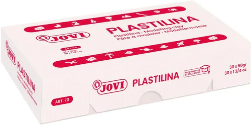 Miniatura 5 de Jovi - Arcilla de modelado reutilizable que no se seca, 30 barras de plastilina, 1.75 onzas cada una, total de 3.3 libras (azul claro)