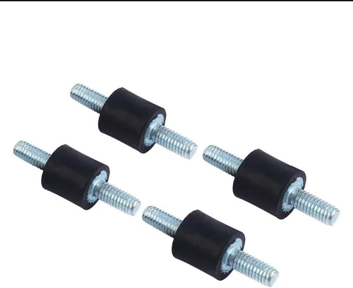 Soportes de goma M4 amortiguadores antivibración Silentblock bobinas para coche y barco, paquete de 4 (M4 0.394 x 0.394 in)