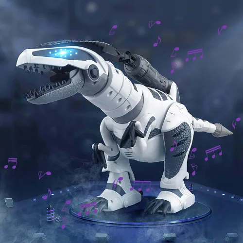 Miniatura 5 de Fistone RC Robot Dinosaurio Inteligente Interactivo Juguetes de Control Remoto Electrónico Robot que Camina, Baila, Canta con Modo de Lucha