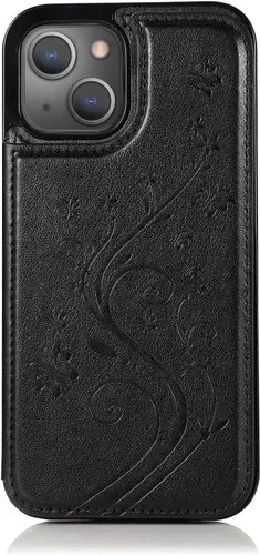 Miniatura 6 de Asuwish Funda compatible con iPhone 15 de 6.1 pulgadas con protector de pantalla de vidrio templado y tarjetero con soporte para tarjetero, soporte