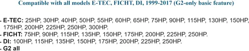 Miniatura 7 de Kit de escáner de herramienta de diagnóstico USB para motor fueraborda EVINRUDE E-TEC/Fitch