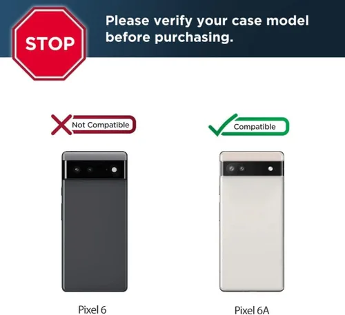 Miniatura 2 de magglass Paquete de 2 protectores de pantalla para Google Pixel 6a, vidrio templado templado (compatible con sensor de huellas dactilares)