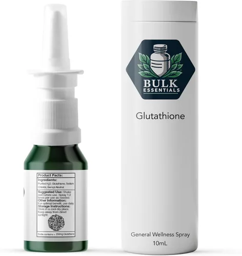 Miniatura 2 de Suplemento en aerosol de glutatión 100% puro para mujeres y hombres, 2 mg por aerosol para antioxidante, envejecimiento saludable y energía celular