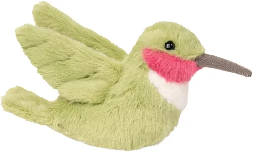 Douglas Juguete de peluche de pájaro de colibrí néctar, 7.5 pulgadas
