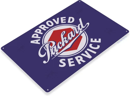 Miniatura 2 de Tinworld Letrero de estaño Packard Service Retro Auto Shop Metal Sign Decor Garage Cave A557