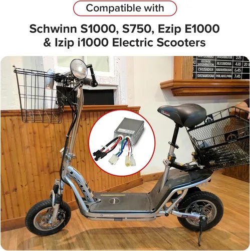 Miniatura 6 de Currie Controlador de 36 voltios y 30 amperios - con conector de acelerador de 5 pines para scooters eléctricos Schwinn S1000, S750, Ezip E1000 e