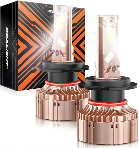 Miniatura 12 de SEALIGHT Focos H11/H8/H9 de 40000 lm, luz X6S H16, iluminación ajustable de 360°, 16 chips ultra brillantes, instalación fácil de enchufar y usar