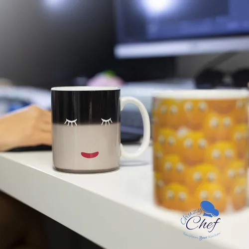 Miniatura 6 de Magic Mug - Taza mágica que cambia de color con el calor. Taza única de cerámica para té o café ,de 12 onzas. Idea para el cumpleaños de mamá, papá