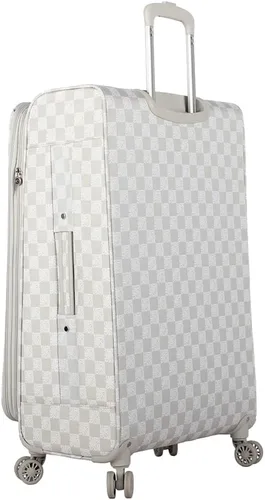 Miniatura 53 de Steve Madden Equipaje de diseñador, Chalet Gris Claro, Juego de maleta giratoria ligera expandible de 3 piezas - Juego de viaje