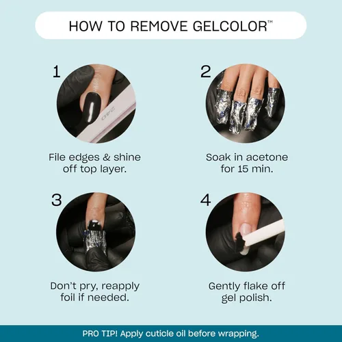 Miniatura 6 de OPI GelColor LED Cure Gel Nail Polish White, Gray & Black Shades Salon-Quality Shine, Long-Lasting Wear Easily Soak Off Removal Vegan & HEMA