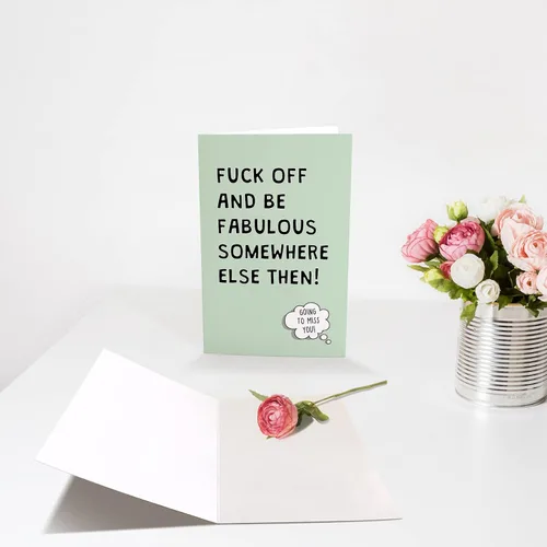 Miniatura 3 de Divertida tarjeta de despedida para compañero de trabajo, tarjeta de trabajo de jubilación, tarjetas de despedida para él y ella, regalo