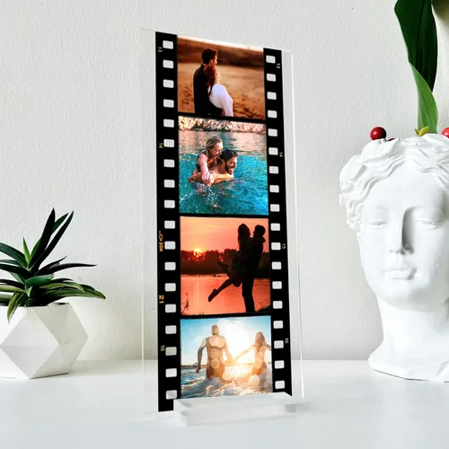 Miniatura 4 de ENVÍO EL MISMO DÍA Placa de Película de Foto Retro en Rollo de Película de Recuerdo con Soporte - Regalo Personalizado de Foto para Mejor Amiga