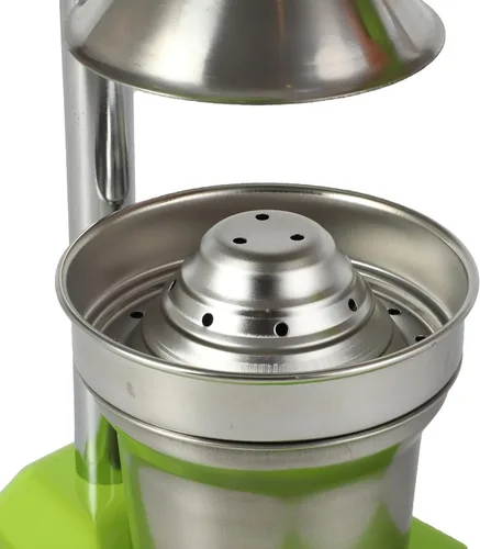 Miniatura 3 de Exprimidor manual de hierro fundido, exprimidor manual de cítricos de acero inoxidable, exprimidor de naranja limón resistente para jugo fresco