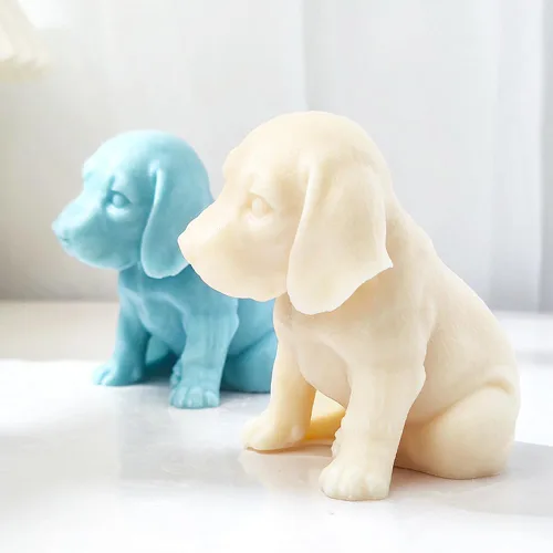 Miniatura 5 de Molde de labrador grande de silicona para velas de cera de jabón, resina epoxi, manualidades, perro, cachorro, animal, deshierbe, fiesta, cena