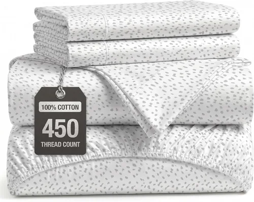 Miniatura 17 de LANE LINEN - Sábanas tamaño Split King para cama ajustable, 450 hilos, 100% algodón, 2 sábanas bajeras individuales XL, con bolsillo profundo