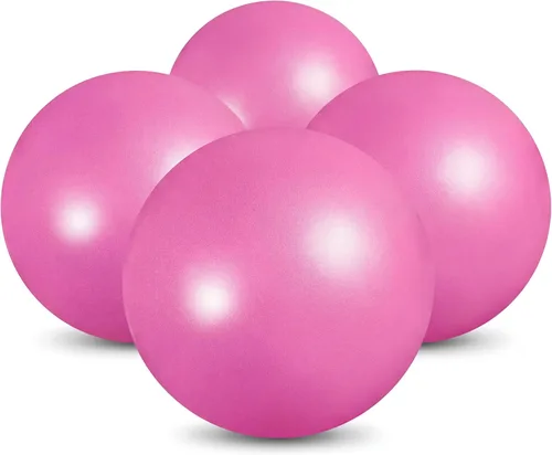 Miniatura 15 de Aoriher 10 pelotas pequeñas de pilates, de 9 pulgadas, mini pelotas de yoga antiestallidos y antideslizantes para estabilidad, fitness, terapia