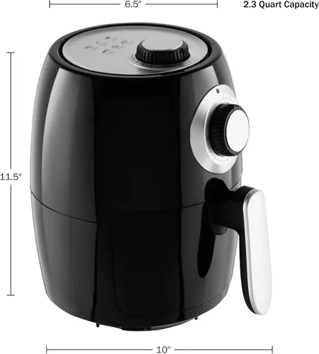 Miniatura 2 de Freidora de aire – Freidora eléctrica de 2.3 cuartos de galón para una cocina más saludable – Aparato compacto con interior antiadherente – Gadgets