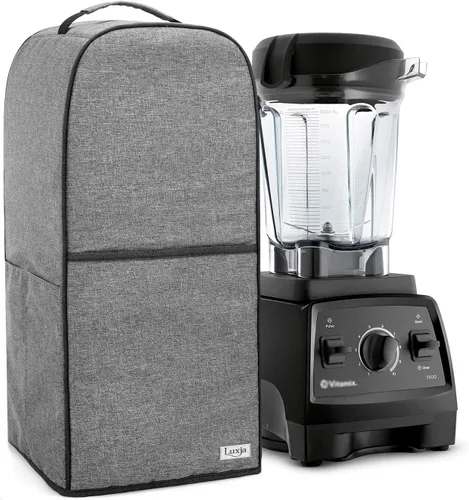 Miniatura 8 de Luxja Cubierta de licuadora compatible con Vitamix 64 oz. Licuadora de bajo perfil, negra (acolchada)