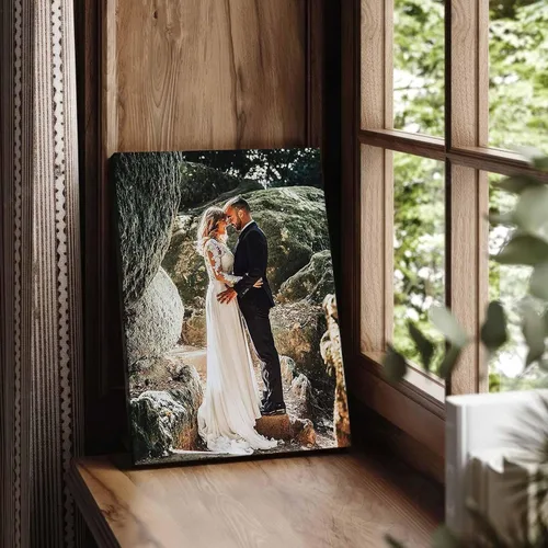 Miniatura 3 de Impresiones en lienzo personalizadas con tus fotos, impresión personalizada de imagen a lienzo, arte de pared personalizado para dormitorio, sala