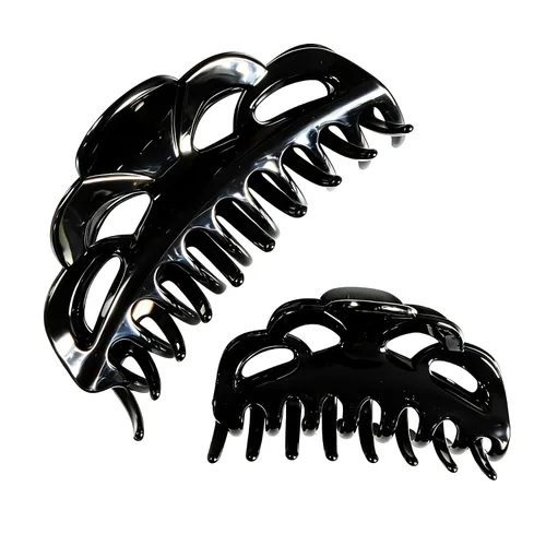 Miniatura 6 de Pinzas para cabello grandes de plástico, para mujeres con cabello grueso
