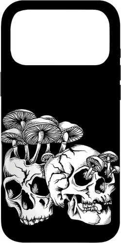 Miniatura 22 de Skull Goth Gothic Occult Emo Satanic Mushroom Skeleton Case for iPhone 17