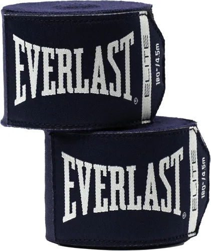 Miniatura 2 de Everlast Elite - Vendas de boxeo de 180 pulgadas para guantes, cómodo soporte de muñeca, envolturas de boxeo, vendas de mano para boxeo (azul)