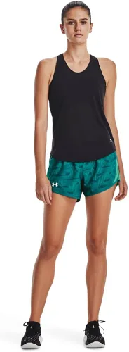 Miniatura 3 de Under Armour Fly By 2.0 - Pantalones cortos estampados de correr para mujer