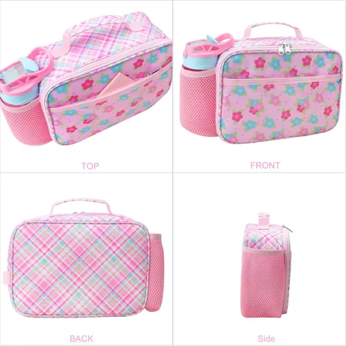 Miniatura 4 de RHCPFOVR Lonchera para niños – Lonchera aislada para niños y niñas, bolsa de almuerzo lavable y lonchera reutilizable para niños pequeños a prueba