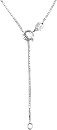 Miniatura 2 de Collar con colgante de cola de ballena lisa de plata esterlina con cadena